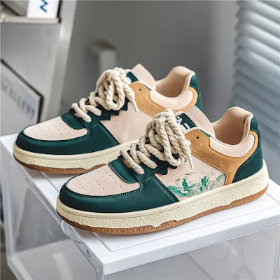 Lace-up Casual Shoes Men Soft Thick Sole Fashion Comfortable Breathabl – MediaEclat.store