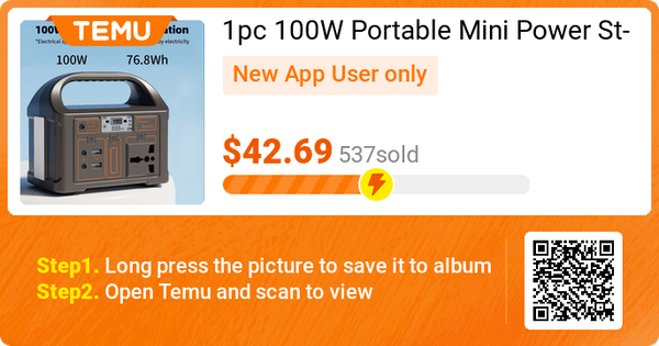 100W Portable Mini Power Station