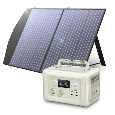 ALLPOWERS R600 Portable Power Station with Solar panel 100W , 600W 299 – MediaEclat.store